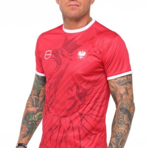 Octagon Poland Eagle Red Limited Edition Sports T-shirt